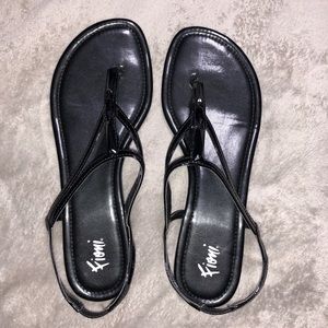 FIONI Black Sandals